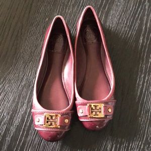Tory Burch Burgundy flats
